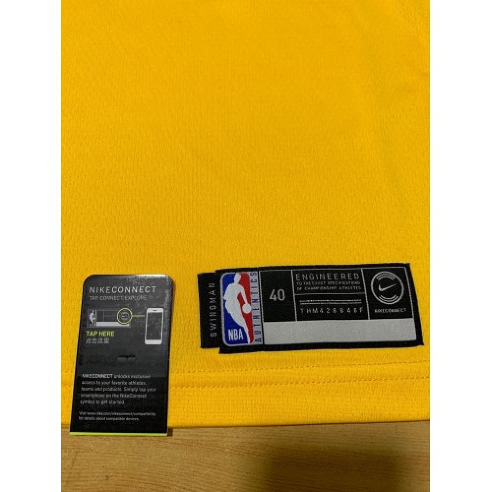 Men's Los Angeles Lakers Anthony Davis #3 Yellow 18-19 Swingman Jersey - Icon Edition-Pro Kit Vault | Brand New 26/27 Sports Jerseys